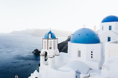 Oia, Santorini at sunset