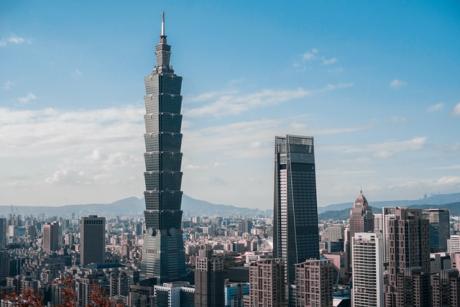 Taipei from Elephant Mountain, Taiwan